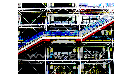 Centre Georges Pompidou - Beaubourg - Paris